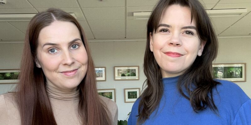 Aino Hakala ja Susanna Koskimaa.